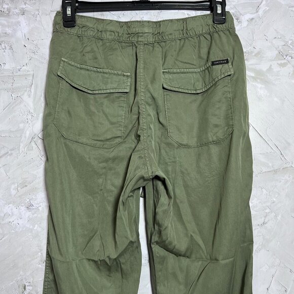 NEW Sanctuary Tencel Jogger Pants SIZE L Green Olive Utility Elastic Waist NWT - Picture 7 of 9